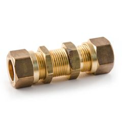 LPG Metric Compression Bulkhead Coupling - 22mm