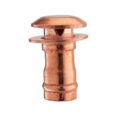 Solder Ring Pipe Cowl Fitting - 22mm