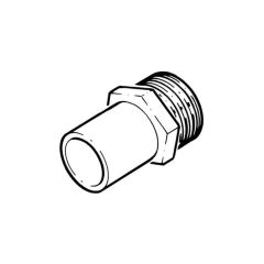 Solar Connector - 22mm Spigot x 3/4" M for DN16 Pipe