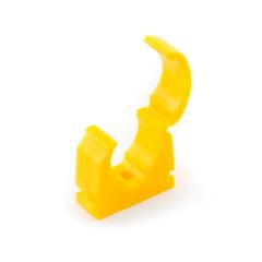 Talon Identification Pipe Clips 22mm, 20 Pack, Yellow