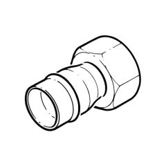 Solder Ring Straight Tap Connector - 22mm x 1/2"