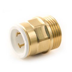 JG Speedfit Brass M Cylinder Adaptor - 22mm x 1" BSP M