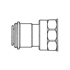 JG Speedfit Brass F Cylinder Adaptor 22mm x 1" BSP F