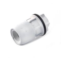 Hep2O® Tank Connector - 22mm x 3/4" White