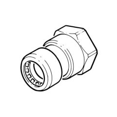 Tectite Sprint Push-fit Female Connector 22mm x 3/4"