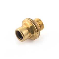 Tectite Push-fit Straight Tank Connector 22mm x 3/4"