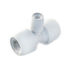 Hep2O® Branch Reduced Tee - 22mm x 22mm x 10mm White