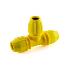 Philmac® Equal Tee - 25mm Yellow MDPE