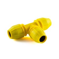 Philmac® Equal Tee - 25mm Yellow MDPE