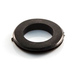 Open Cable Grommet Black 10 Pack - 25mm