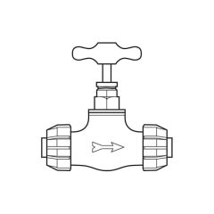 25 mm - Polyguard Stop Cock - Compression