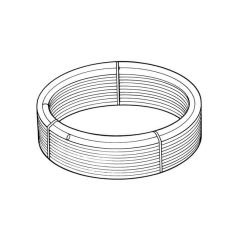 Gas Pipe Coil - 25mm x 100m Yellow MDPE