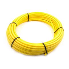 Gas Pipe Coil - 25mm x 100m Yellow MDPE