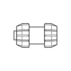 Polyguard to MDPE Straight Coupling 25 x 25mm