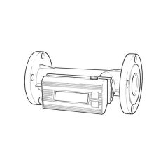 Turbine Gas Meter with LCD - 2" Flanged