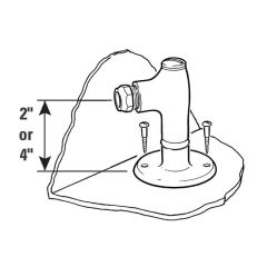 Restrictor Kit - 2" or 4" x 8mm x 1/4" Chrome Plated