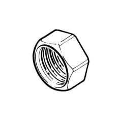 Solar Pipe Brass Nut 3/4" F for DN16 Pipe