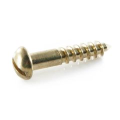 3/4" - Woodscrew for Floor Plate – Brass