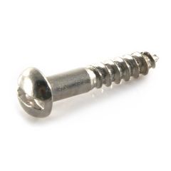 3/4" - Woodscrew for Floor Plate - Steel Chrome Plated