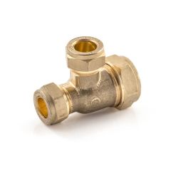 3/4" x 1/2" x 1/2" - One End & Branch Reduced Tee - Irish Compression