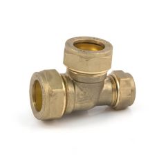 Irish One End Reduced Tee - 3/4 x 1/2 x 3/4" Compression