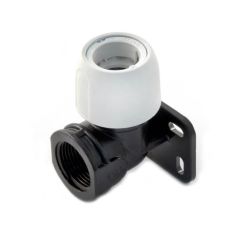 Hep2O® Wallplate Elbow - 3/4" BSP x 22mm White