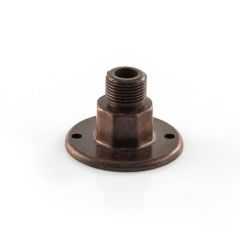 3/8"M x 3/8"F - Floor Plate - Coin Bronze