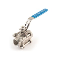 Stainless Steel Ball Valve - 3 Piece 1.1/4" BSP PF