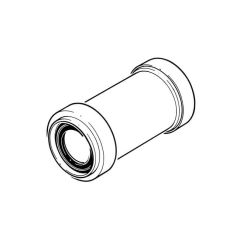 Push-fit Universal Waste Coupler - 32mm Grey