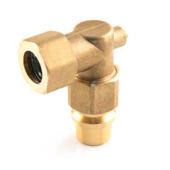 Transition Fitting Elbow - 32mm x 3/4" Brass