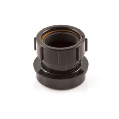 Soil & Vent Angled Adaptor Solvent/Compression 32mm Black