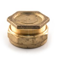 Stop End UK Compression Brass - 35mm