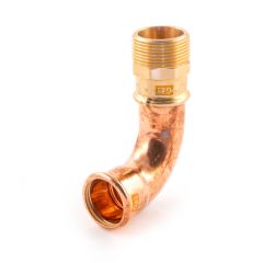 Xpress Gas Elbow Connector - 35mm x 1.1/4" BSP TM