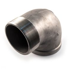 Screwed Stainless Steel 90° Street Elbow 3" BSP TM