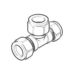 Equal Tee UK Compression - 4mm