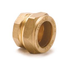 Stop End UK Compression Brass - 4mm