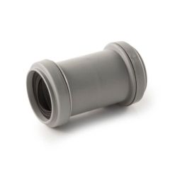 Push-fit Universal Waste Coupler - 40mm Grey