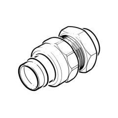 Solder Ring Union Coupling 42mm Cone Joint to BS 1010