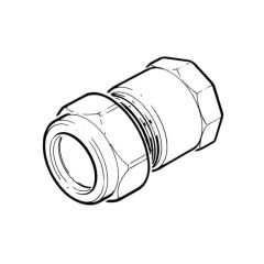 Compression Straight Adaptor - 42mm x 1.1/2"