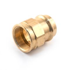 >B< Press-fit Straight Connector - 42mm x 1.1/2" BSP F