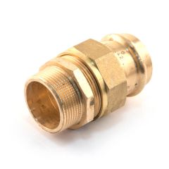 >B< Press-fit Union Connector - 42mm x 1.1/2" BSP M