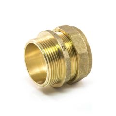 Straight Adaptor DZR Compression - 42mm x 1.1/2" BSP PM