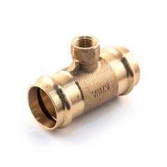 >B< Press BSP F Branch Tee - 42mm x 42mm x 1/2"