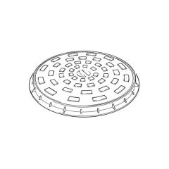 460 mm Circular Cast Iron Cover & Frame (A)