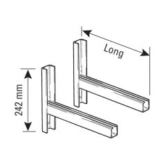 ICID Plus T Bar Support 475mm Long Per Pair