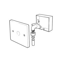 Flush Fitting Termination Point 6/8mm End Feed Inlet