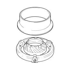 6 Jet Burner Phoenix Round Cooker Burner 1/4" for LPG