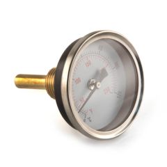 Rear Entry Temperature Gauge - 63mm