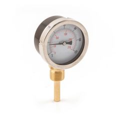 Bi-Metal Bottom Entry Temperature Gauge - 63mm