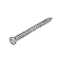 Concrete Frame Screw - 7.5mm x 102mm - 100 Pcs